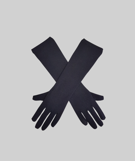 Black gloves long